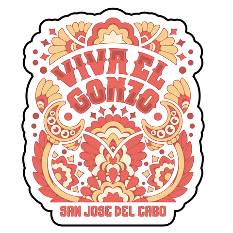 Floral Sunset Sticker